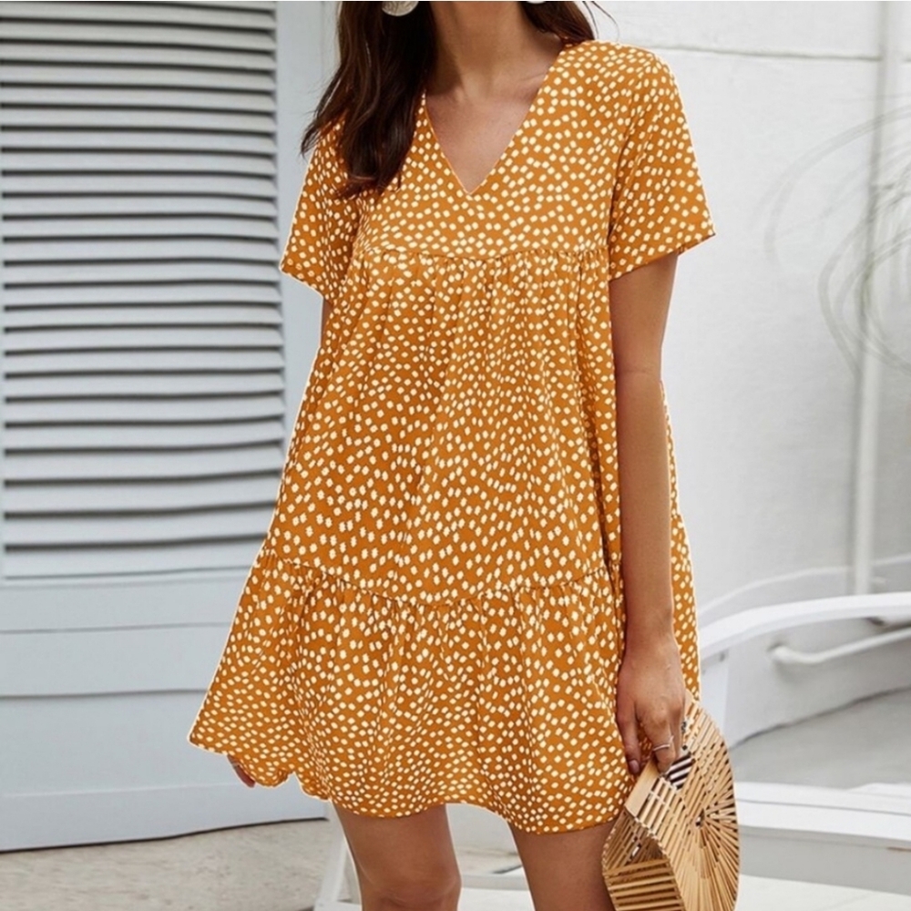 Ditsy floral dress